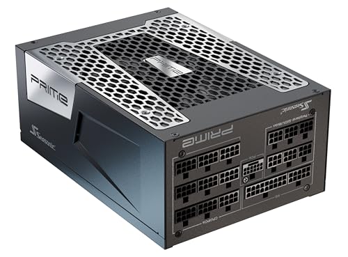 Seasonic Prime TX-1300-1300W - 80+ Titanium - ATX 3.1 & PCIe 5.1 Ready - Totalmente Modular - Formato ATX - Capacitores Japoneses de alta calidad - Compatible con GPU Nvidia RTX 30/40
