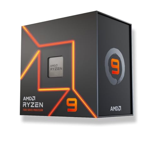 AMD Ryzen 9 7950X Procesador (Graphics Radeon Integrado, 16 Núcleos/32 Hilos, 170W TDP, Socket AM5, Cache 80MB, hasta 5.7 GHz Boost, Sin Ventilador)